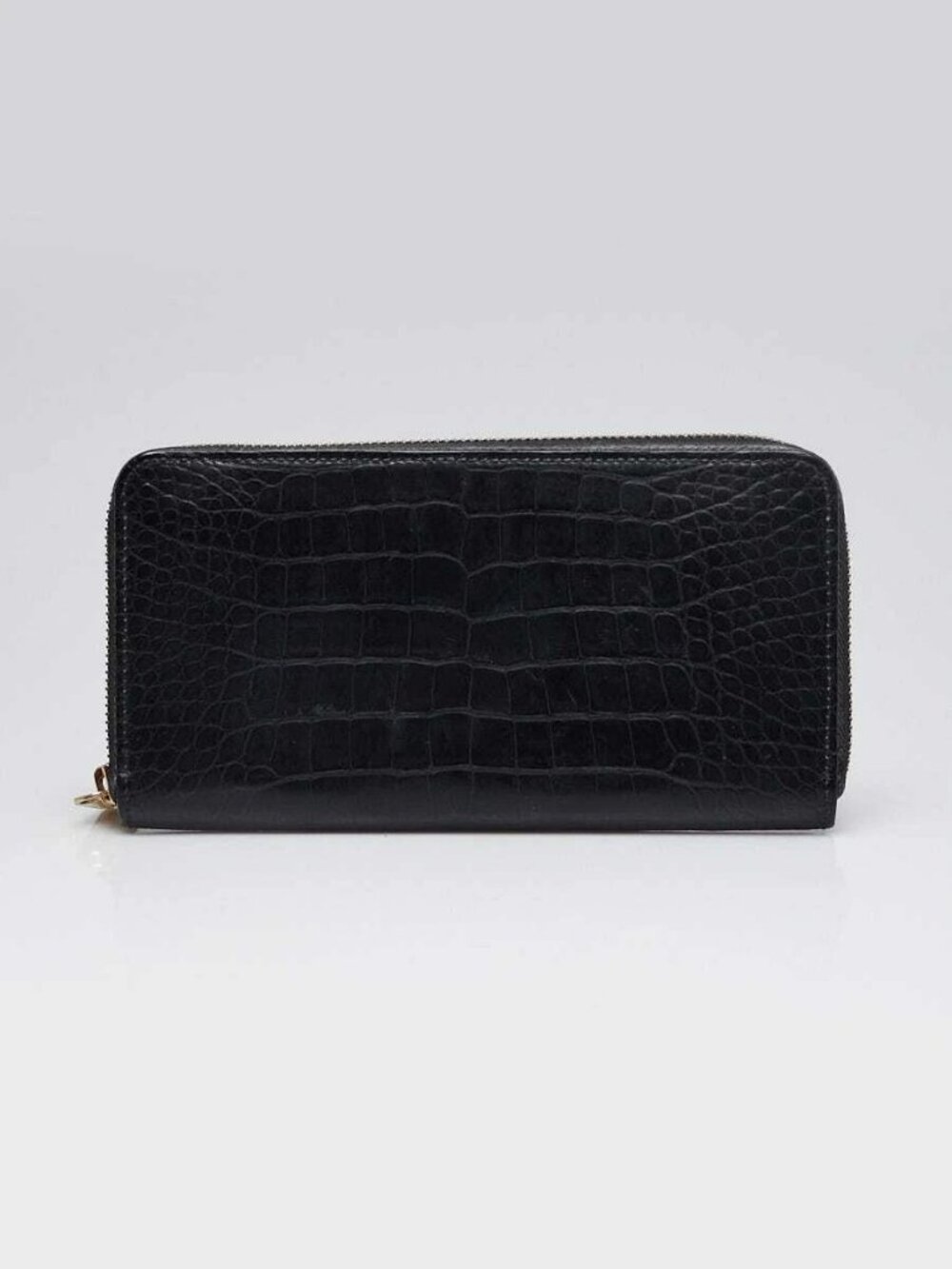 Louis Vuitton Black Alligator Zippy Wallet